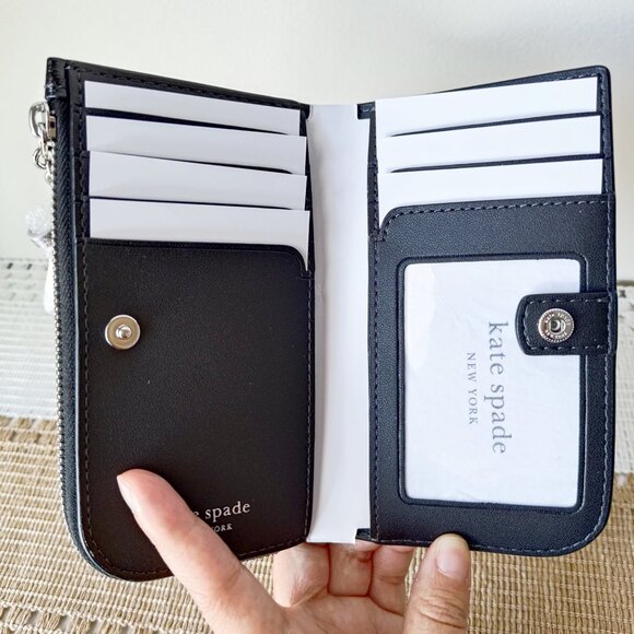 Kate Spade Whiskers Small Slim Bifold Wallet KI713 - Picture 6 of 11